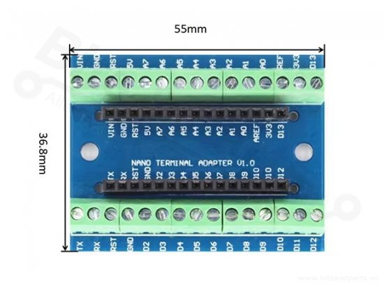 Terminal adapter for Nano 3.0 presoldered